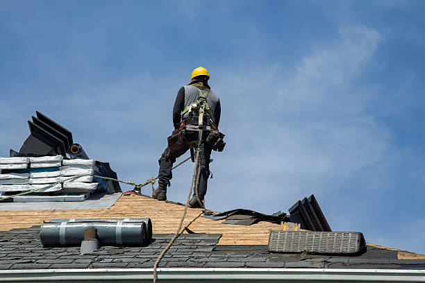 Professional Roofing technician working in Pittsboro, IN